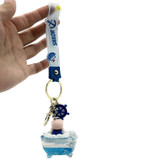 جاکلیدی مدل آکواریومی طرح خوک ملوان سوار قایق کد D6394